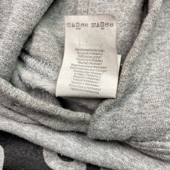 Gildan I love Guns And Coffee Grey Hooded Sweatshirt Size Medium - Picture 9 of 15